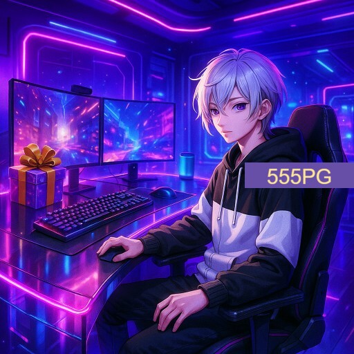 Imagem promocional da 555PG mostrando a plataforma e suas vantagens