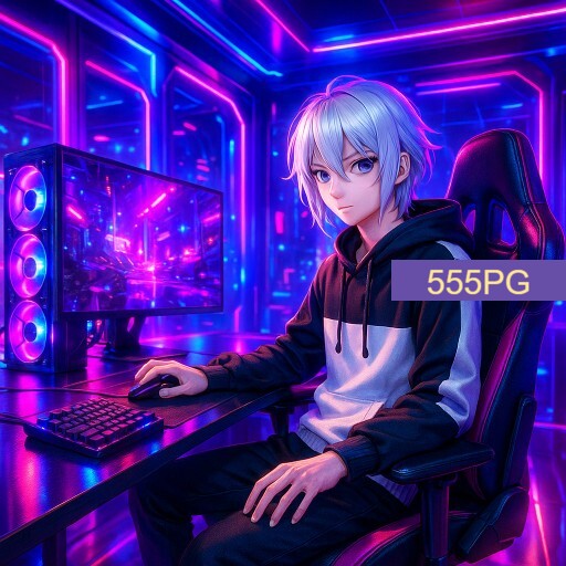 Imagem promocional da 555PG mostrando a plataforma e suas vantagens