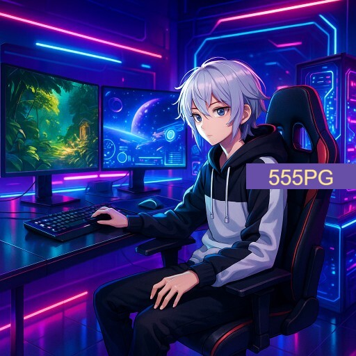 Imagem promocional da 555PG mostrando a plataforma e suas vantagens