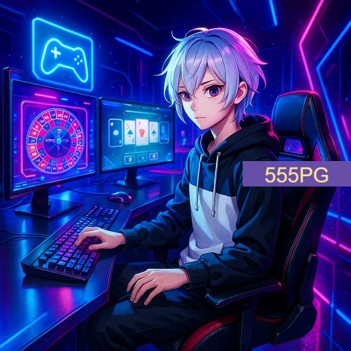 Imagem promocional da 555PG mostrando a plataforma e suas vantagens