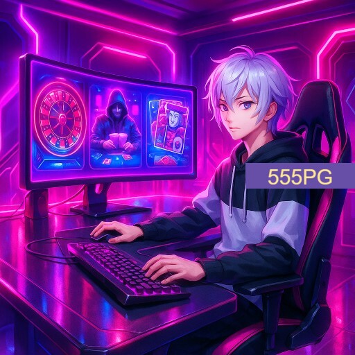 Imagem promocional da 555PG mostrando a plataforma e suas vantagens