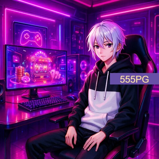 Imagem promocional da 555PG mostrando a plataforma e suas vantagens
