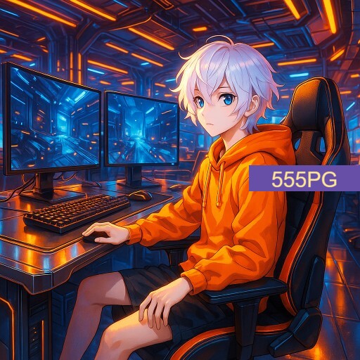 Imagem promocional da 555PG mostrando a plataforma e suas vantagens