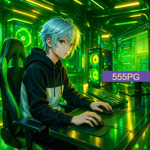 Imagem promocional da 555PG mostrando a plataforma e suas vantagens